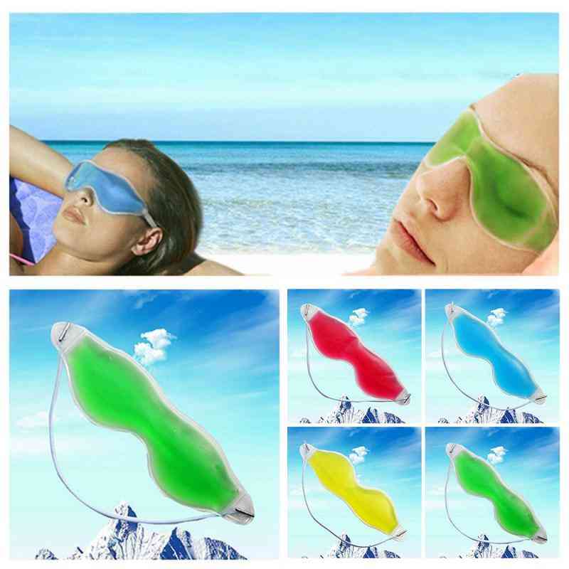 Sommer-vigtige sovende øjenmasker, isgelbriller