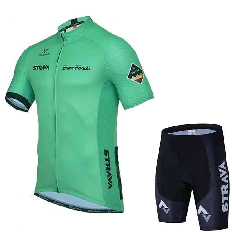 Vară- bicicletă sport de curse, set scurt și tricou set-2
