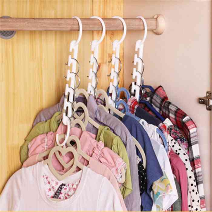 3d Space Saving Magic Clothes Hanger With Hook