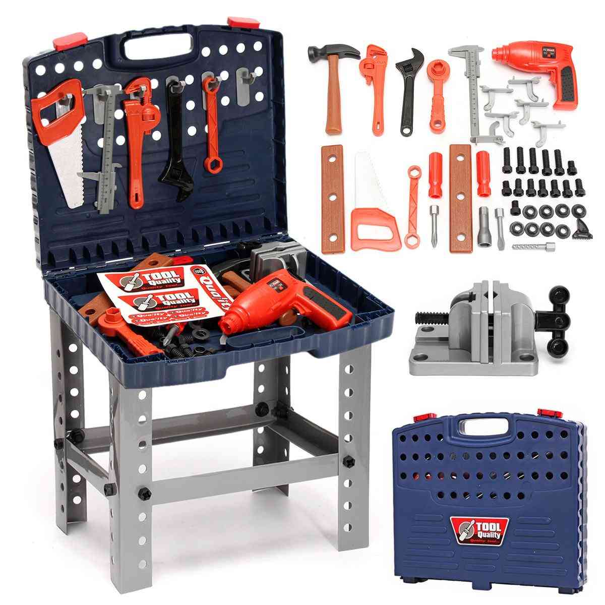 Foldable Work Bench With Repair Multifunctional Baby Plastic Hand Tool