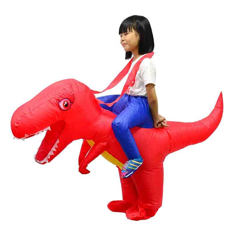 Dinosaurus, maškarní šaty t-rex, kostým halloweenské jízdy