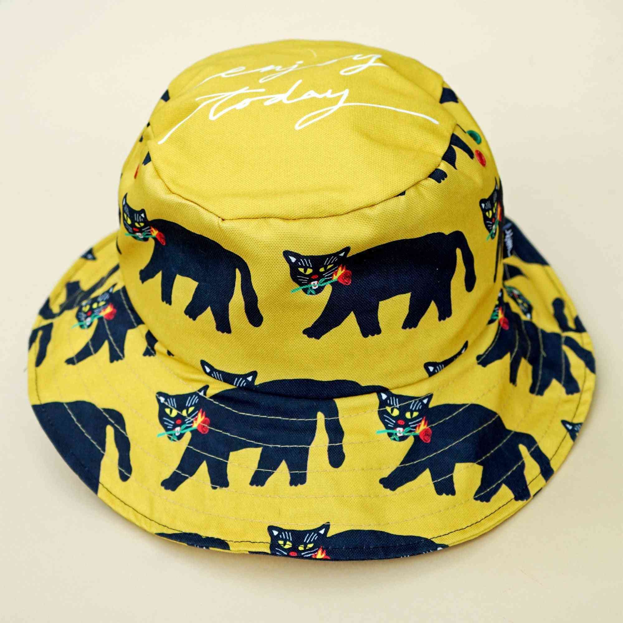 Fire Panther żółty szeroki kapelusz