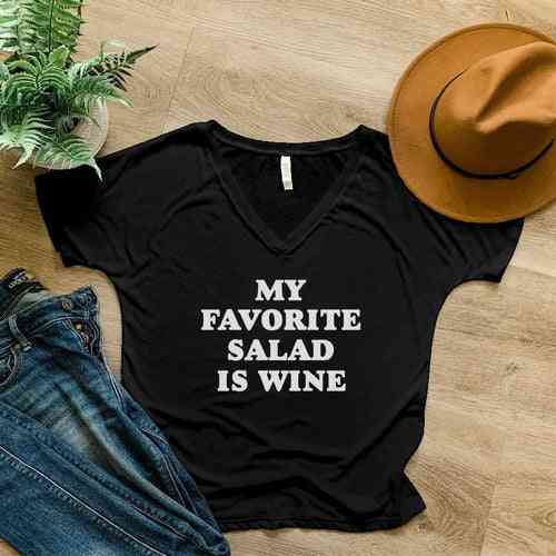 Moja omiljena salata je vinska mekana i udobna košulja