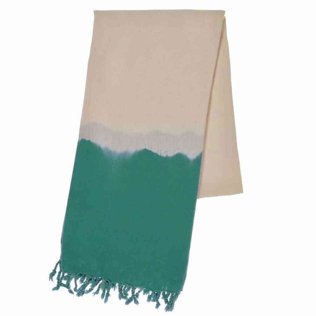 Teal Dip Dye - Beach Towel