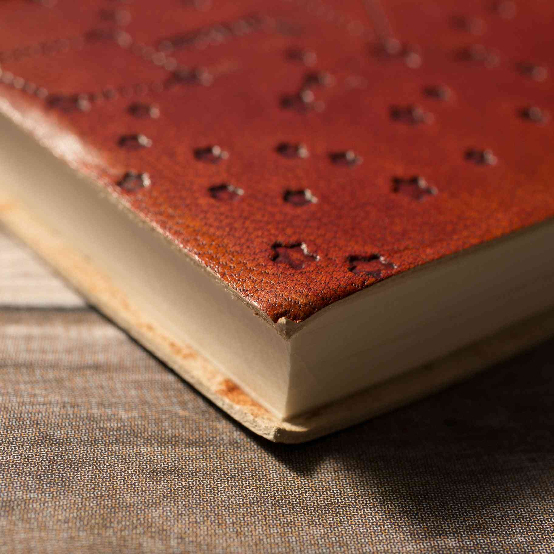 Vlastnoručne vyrobený kožený denník Vodnár
