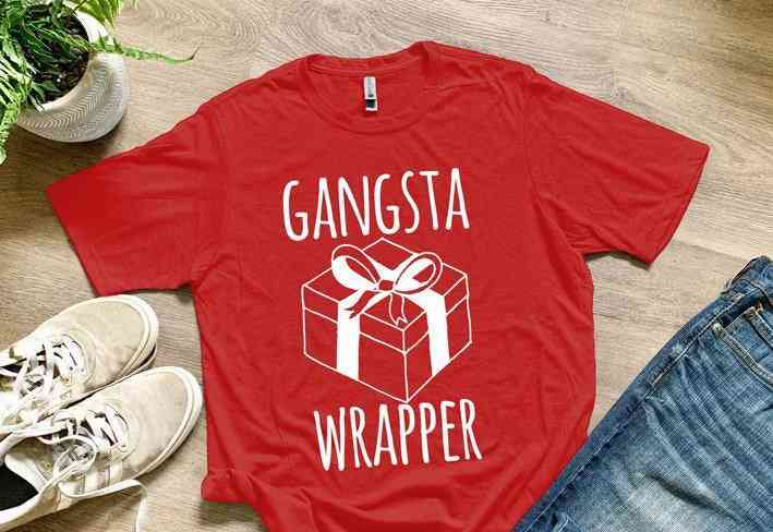 Gangsta Wrapper - T-shirts For Men