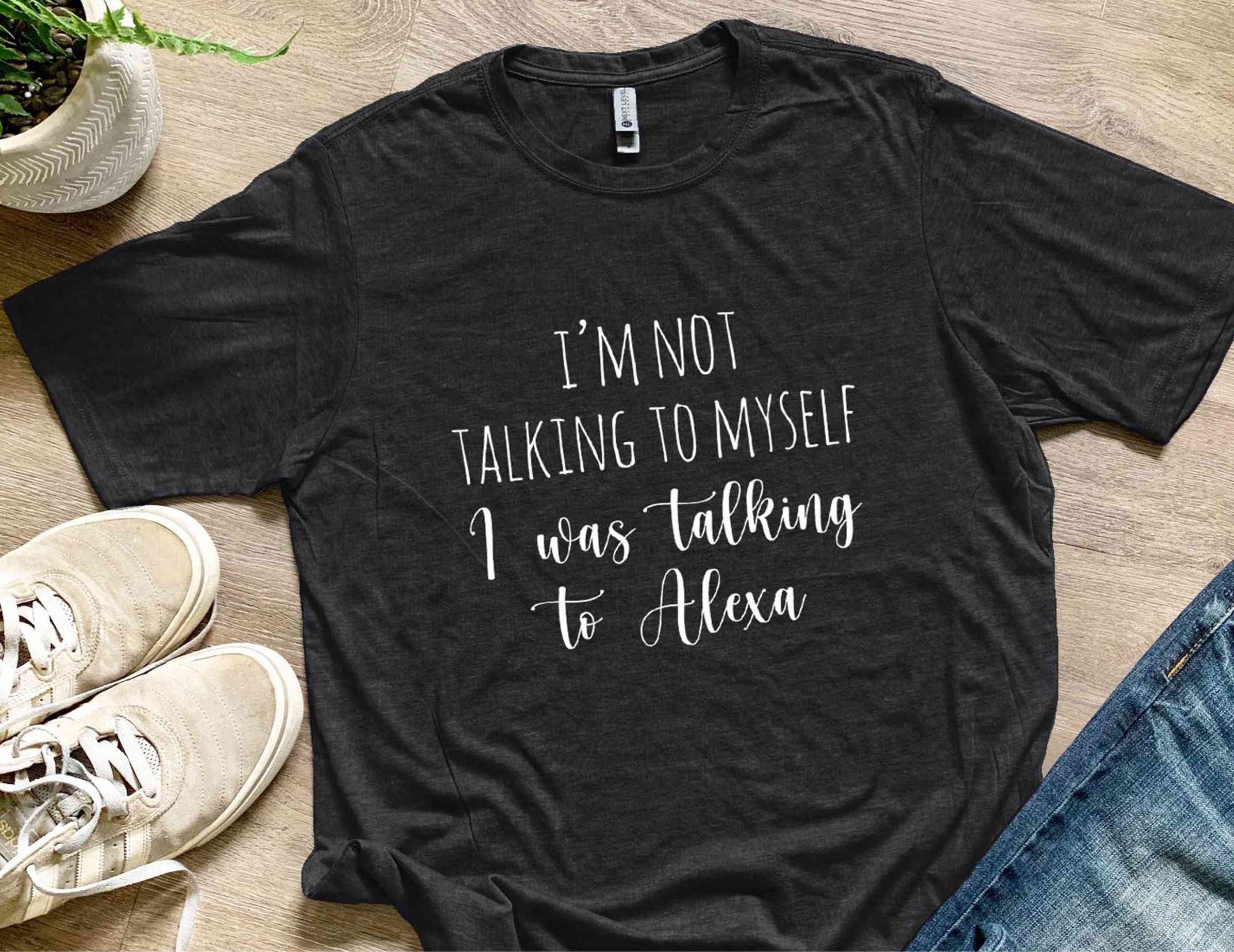 Nemluvím sám pro sebe mluvil jsem s košilemi alexa batolatami ženami