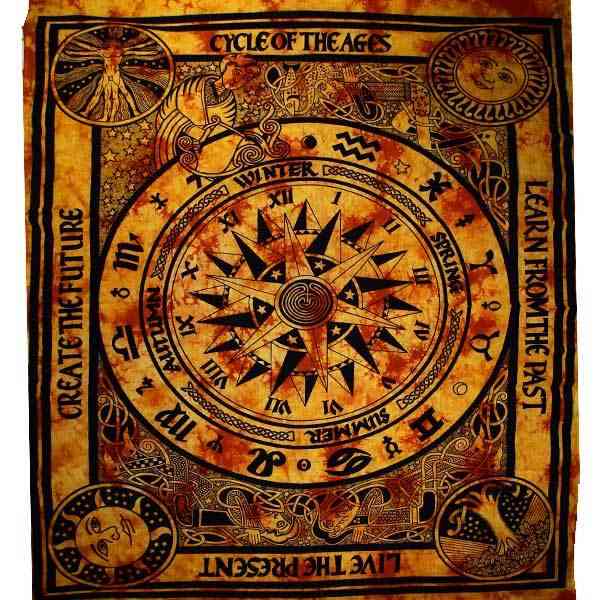Saffron Cycle Of The Ages Tapestry