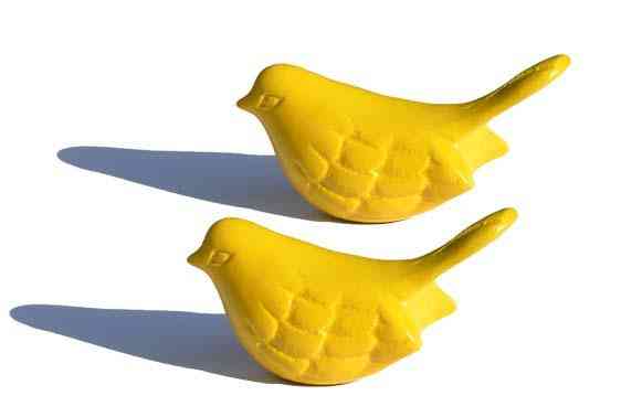 Vibhsa pájaro amarillo de la felicidad juego de 2