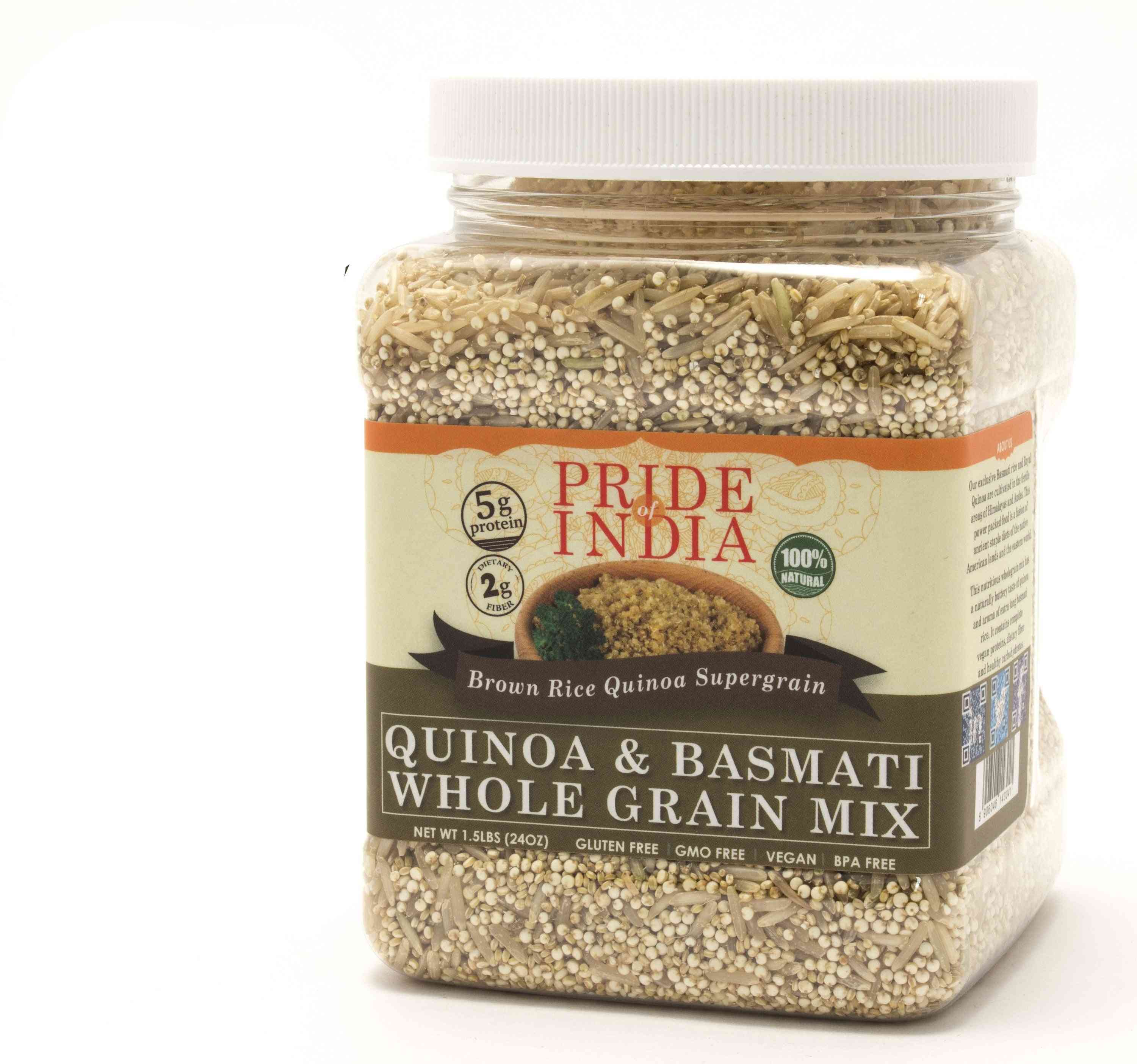 Quinoa & Brown Basmati Whole Grain Mix - Protein Rich Super Grain