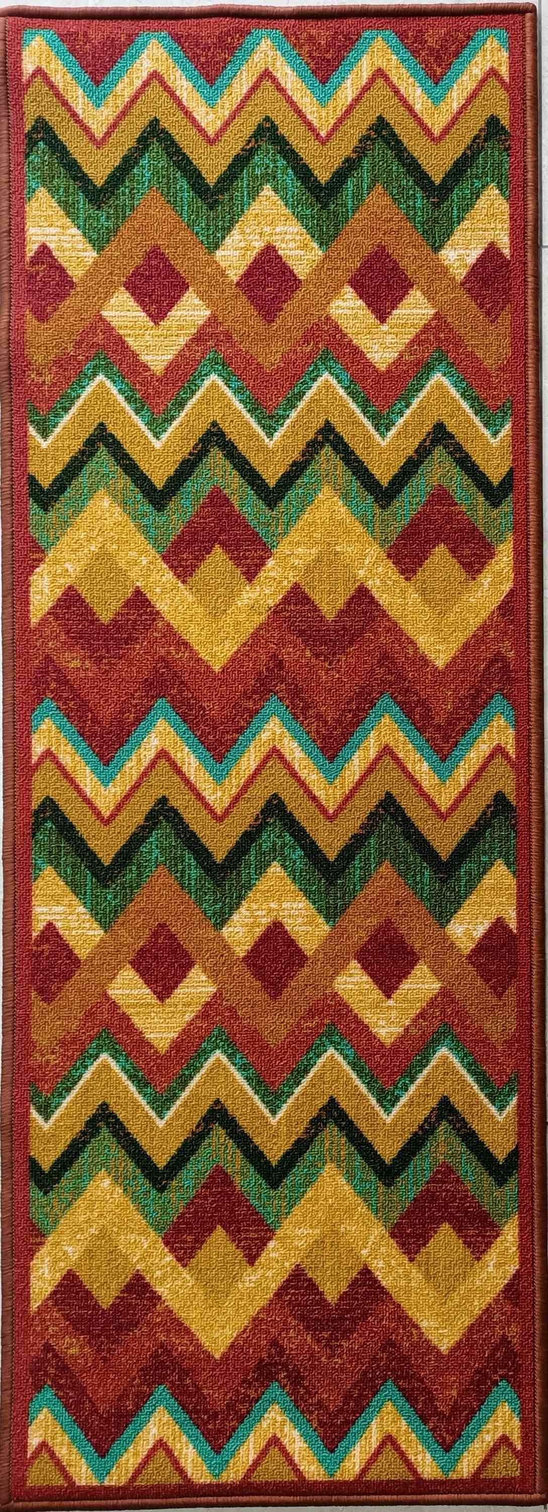 Rutschfester kleiner Teppich - Polyester-Teppich im Vintage-Stil