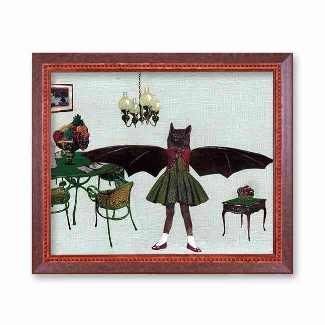 Bat girl umelecká tlač