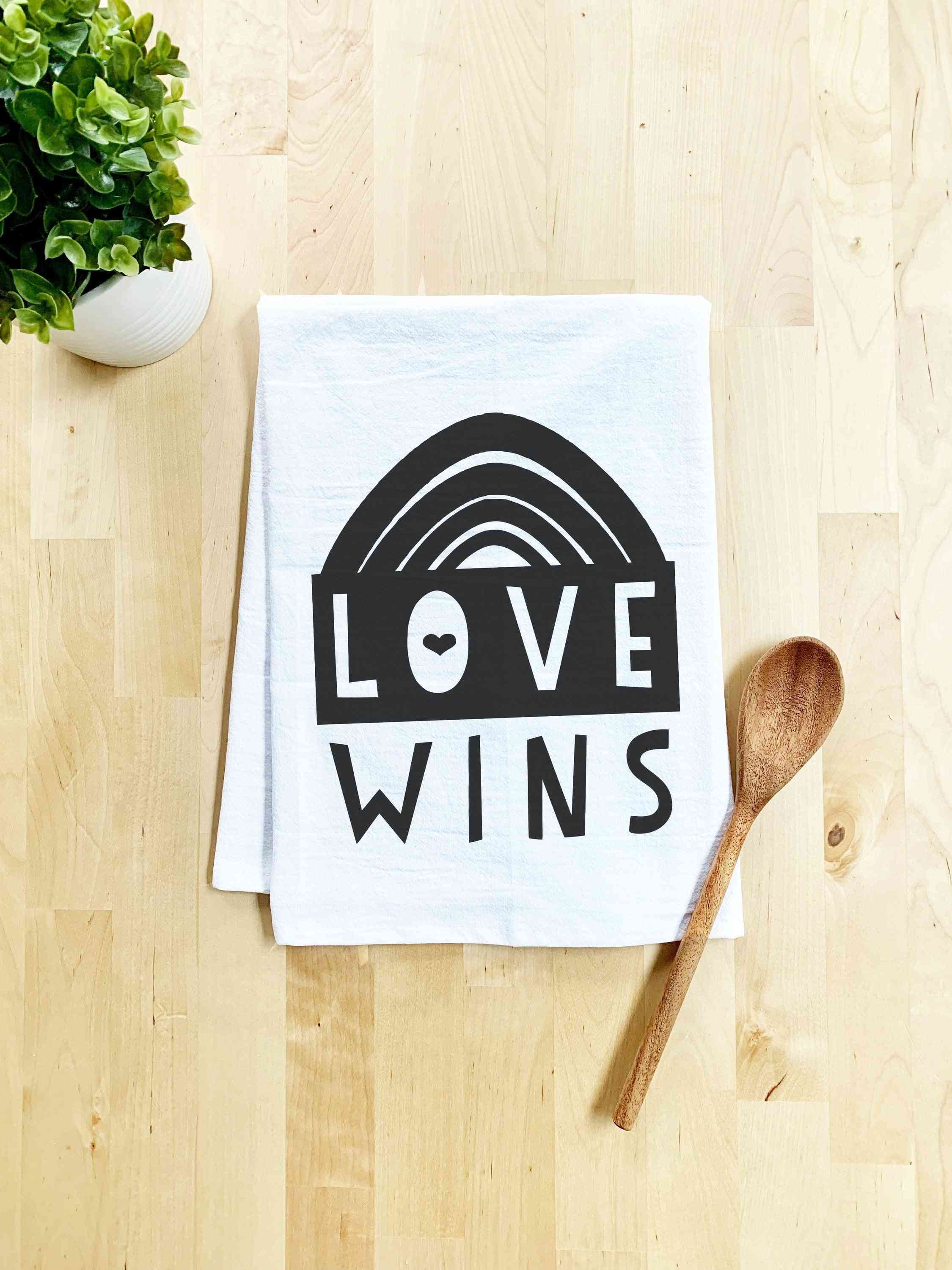 Love Wins Dish Towel