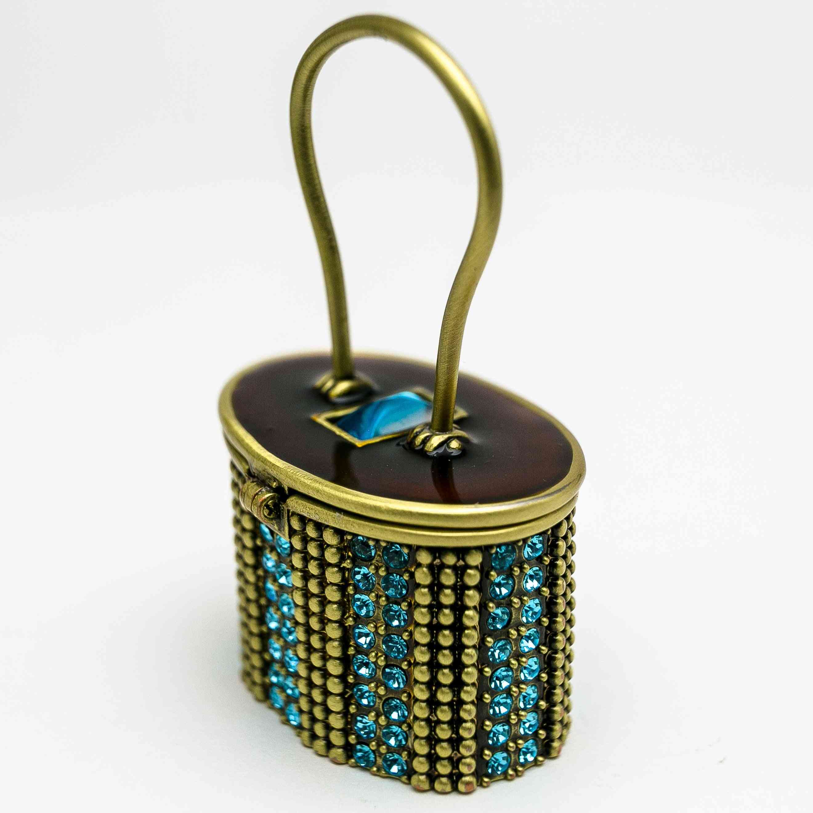 Boîte à bijoux décorée de sac à main