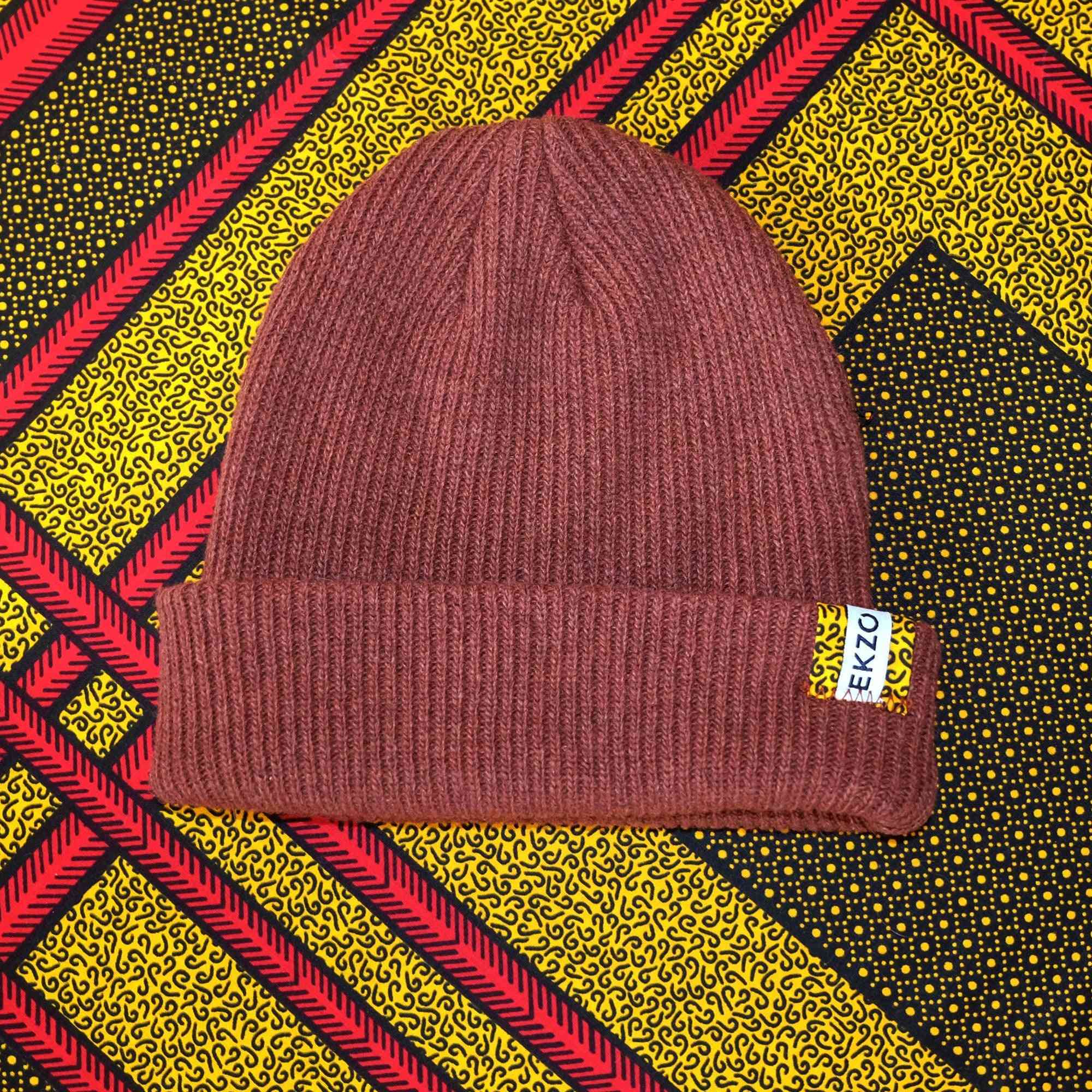 Soft And Cozy Wool Beanie Caps-maroon
