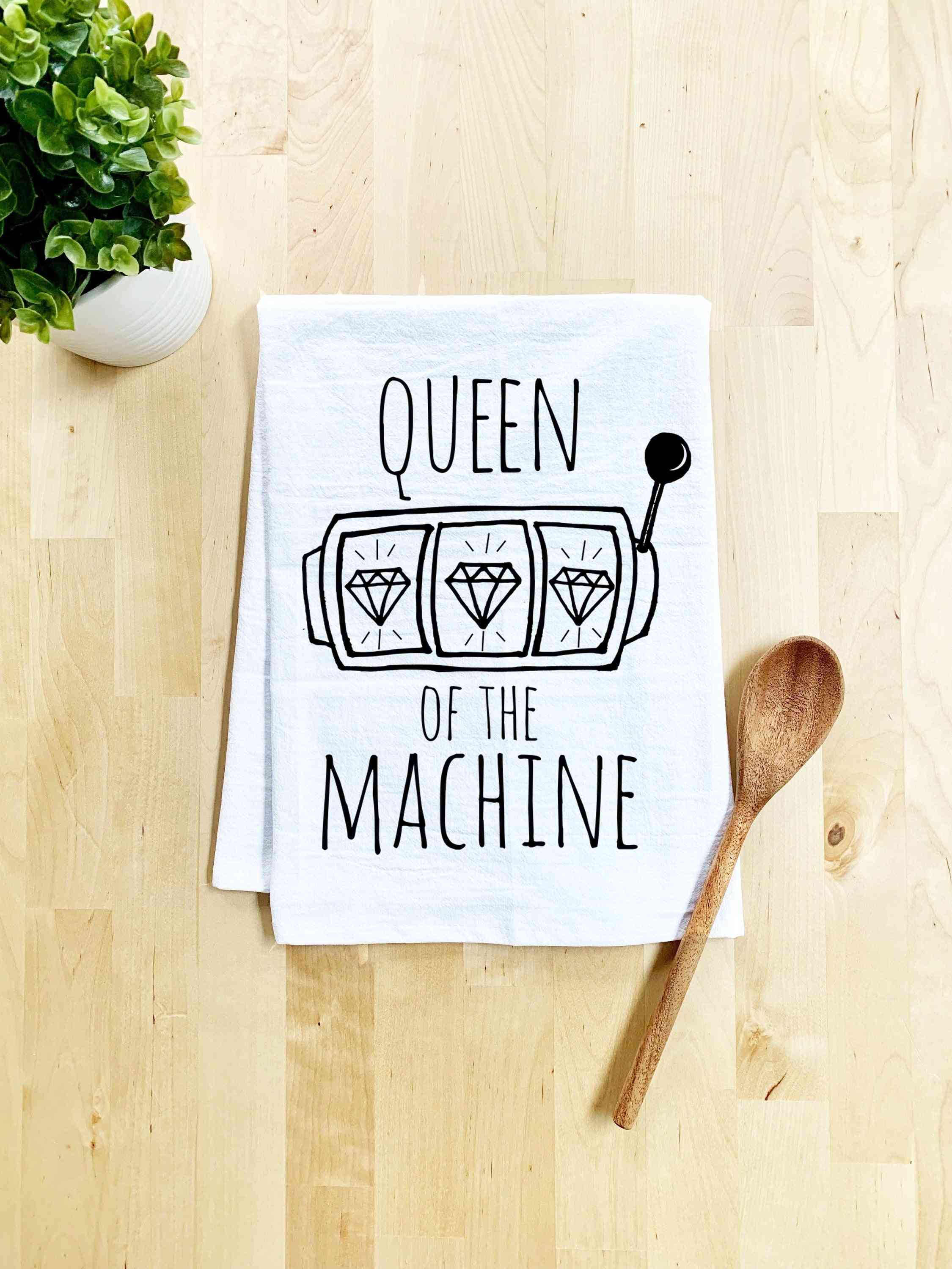 Queen Of The Machine Dish Towel