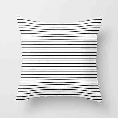 Double Side Minimal Stripes Printed Pillow