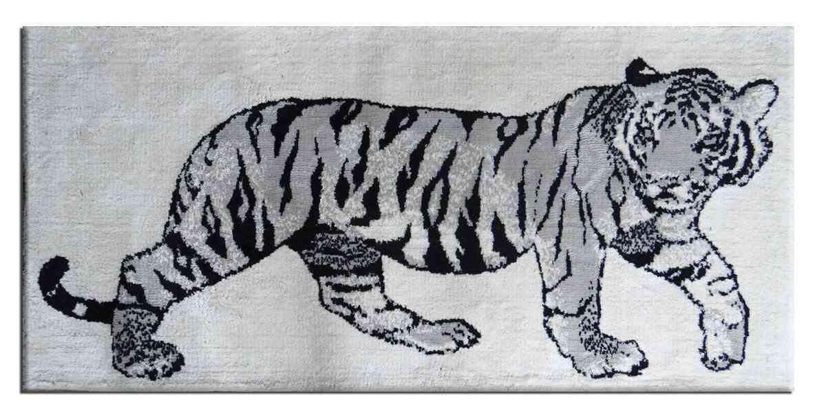 Karpetten met tijgerprint