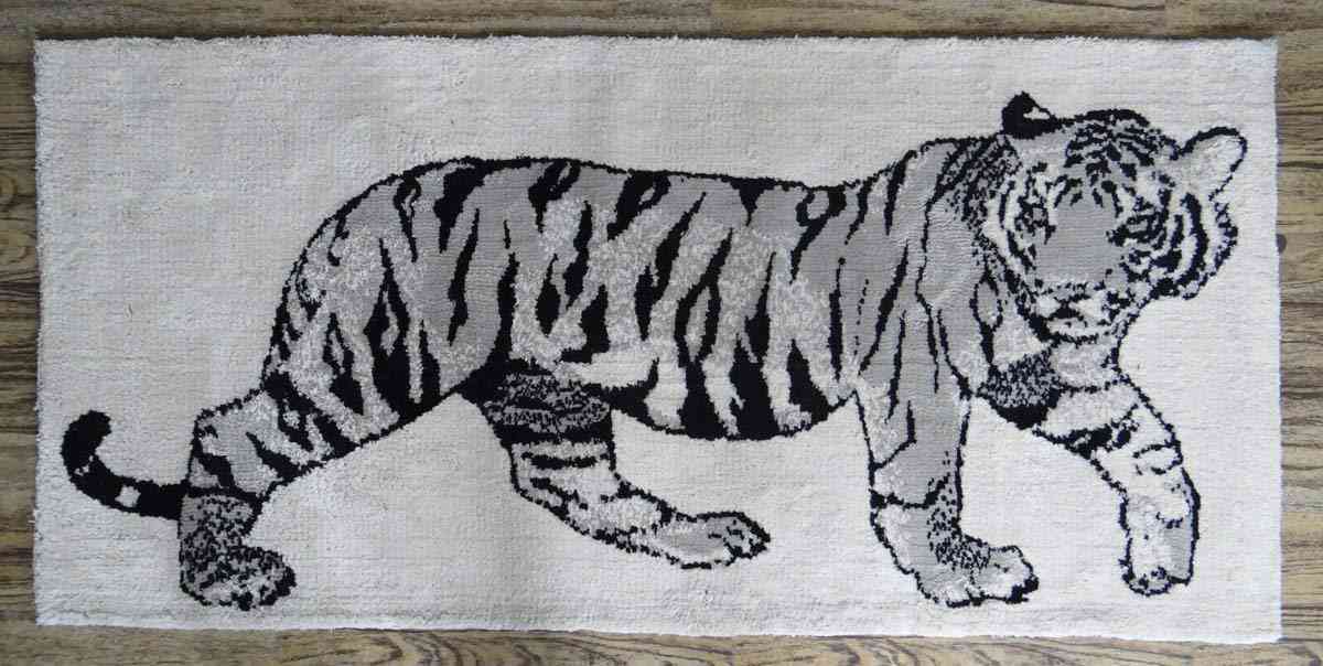 Karpetten met tijgerprint