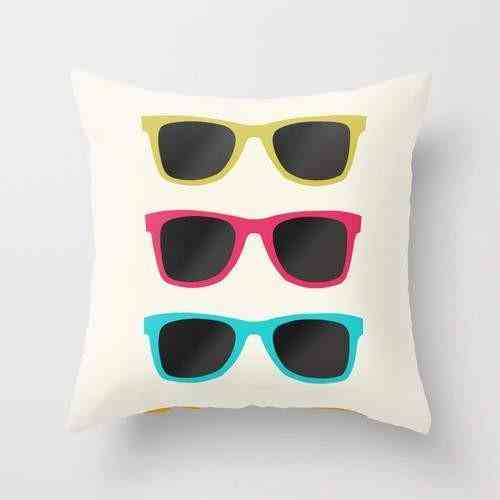 Sunglasses Print Pillow Cover