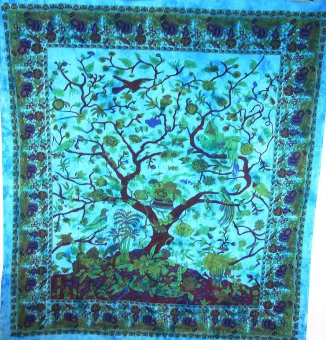 Tree Of Life Birds Tapestry