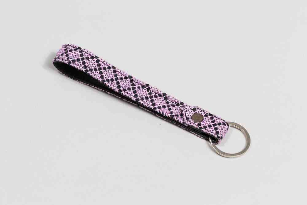 The Lavender Leather Key Fob