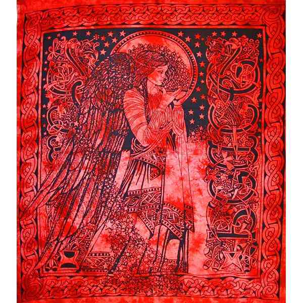 Angel Of Peace Tie Dye Tapestry
