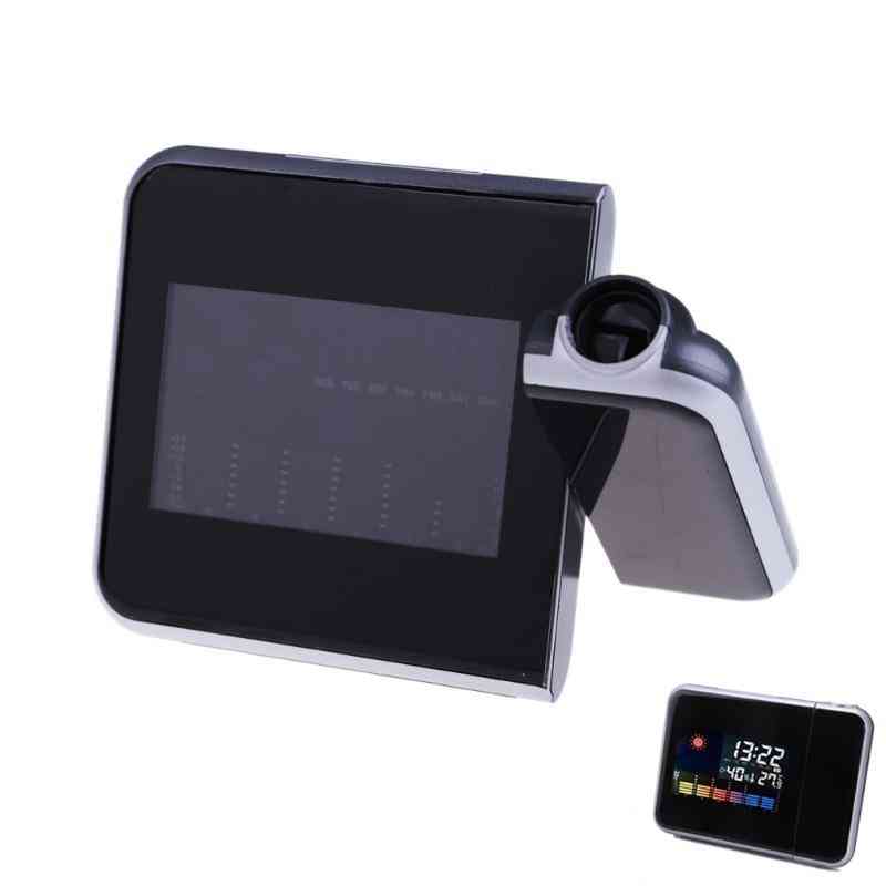 Digital Lcd Display Projection Table Clock