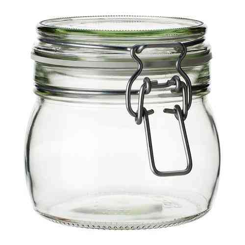 Tea/coffee Storage Glass Jar With Lid