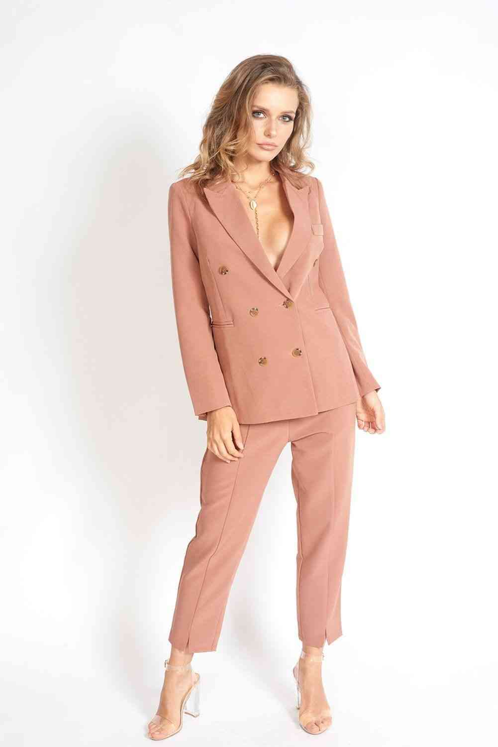 Women's Fit Double Breasted Blazer