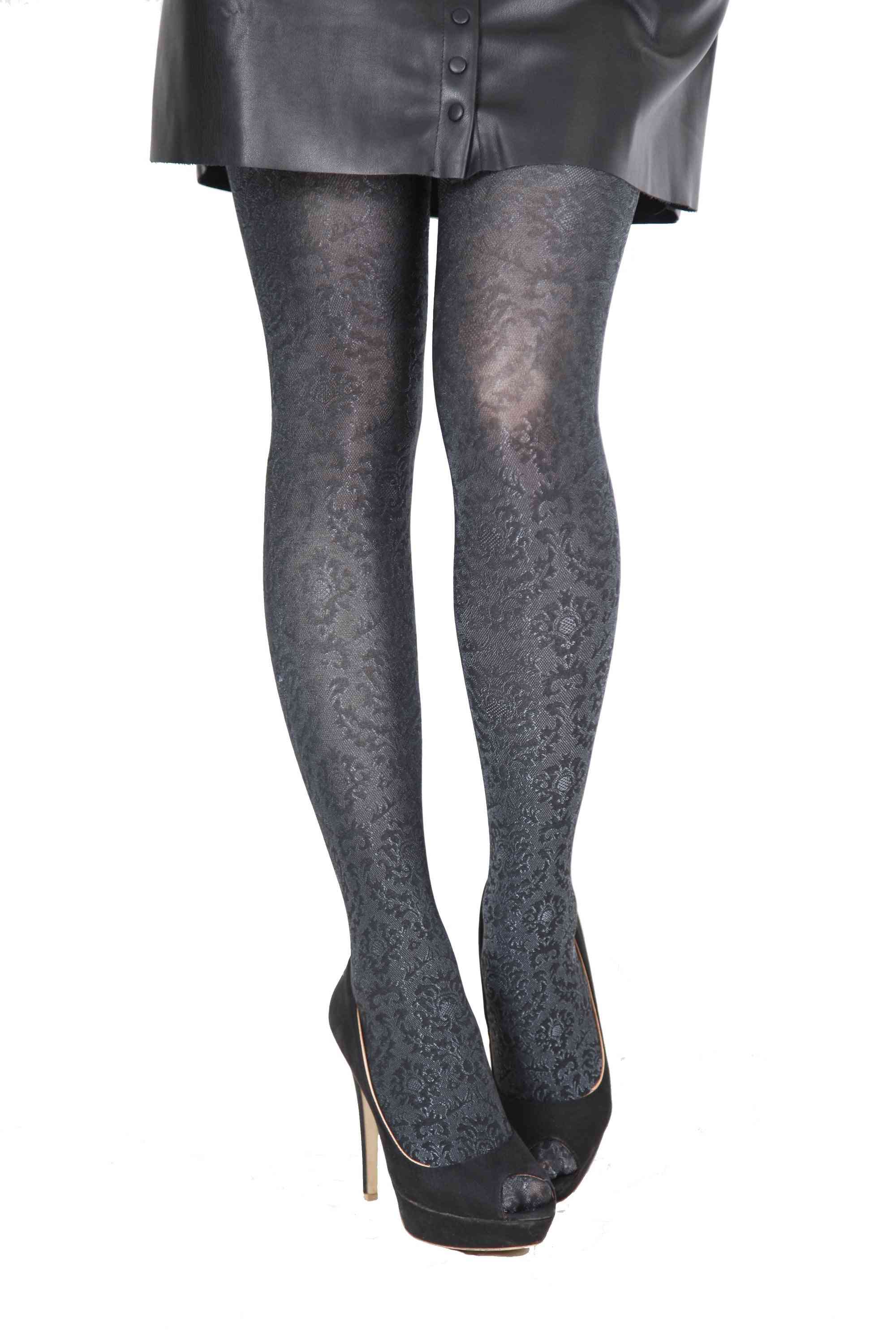 Floral Pattern Tights For Women