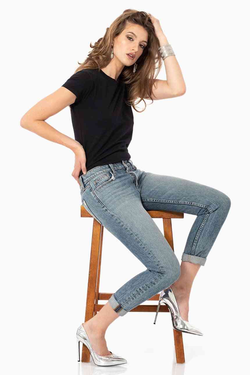 Women's Cotton Casual Jeans