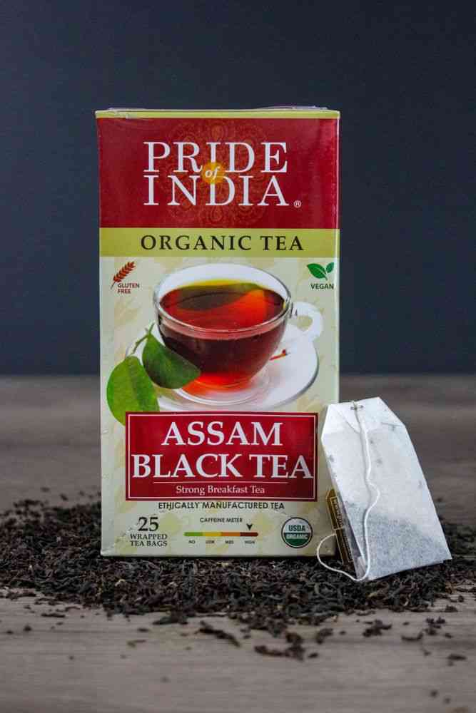 Bio Assam Frühstück schwarze Teebeutel