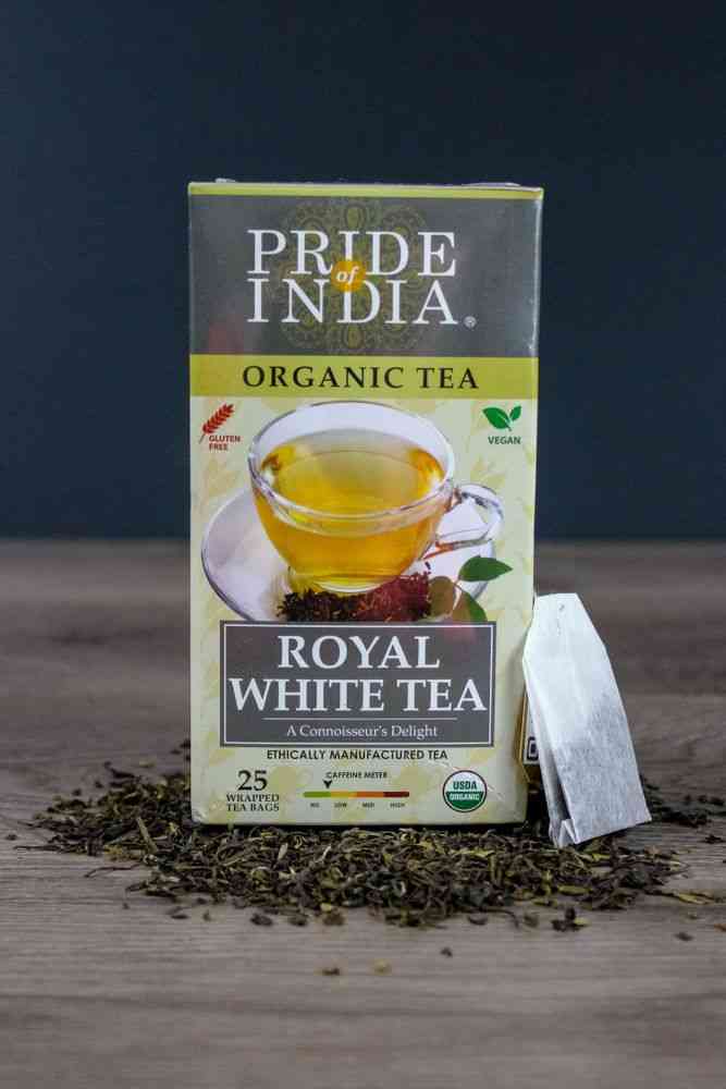 Bustine di tè bianco reale biologico