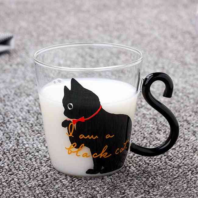 Macska rajzfilm üveg csésze