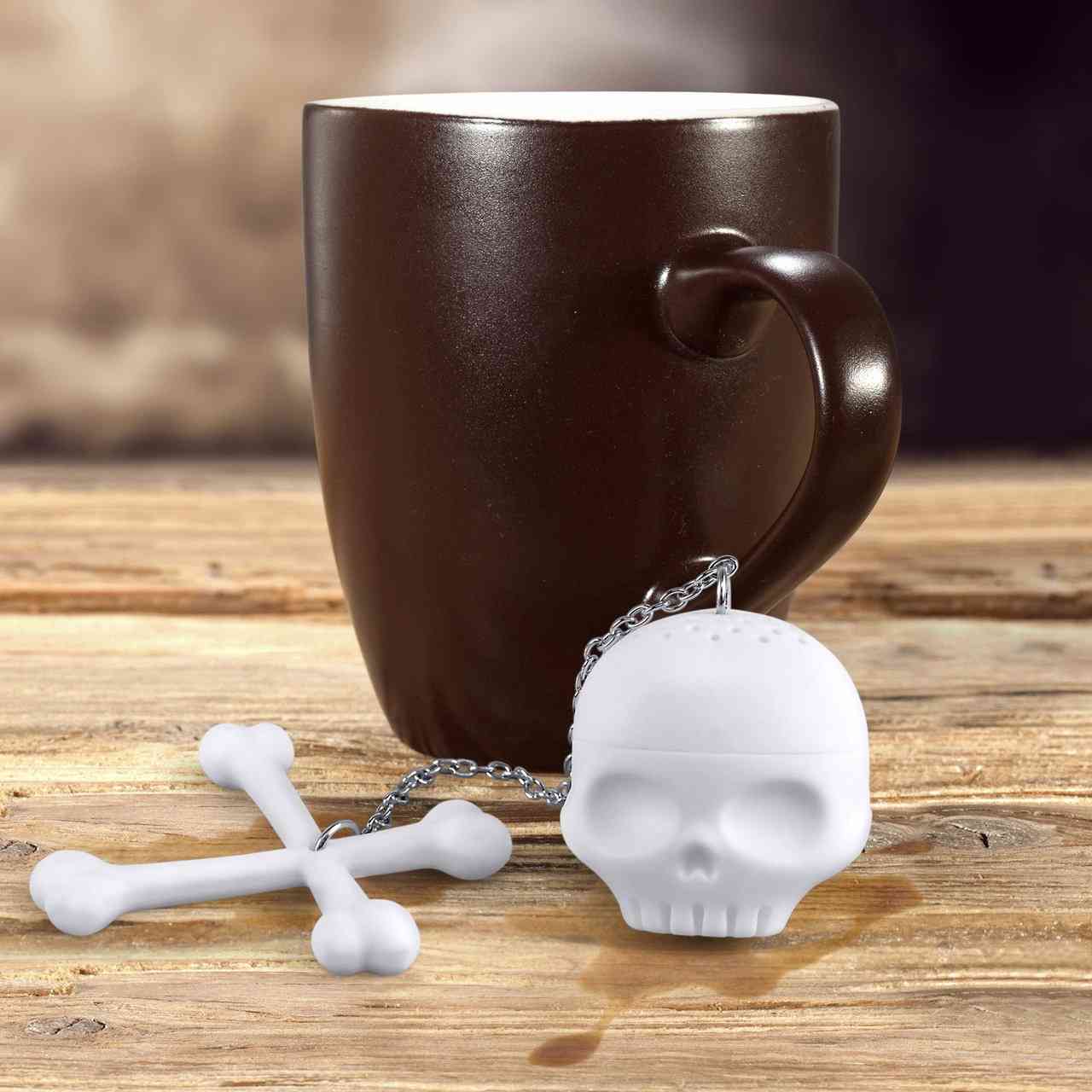 Skull Bones Shaped Tea Infuser
