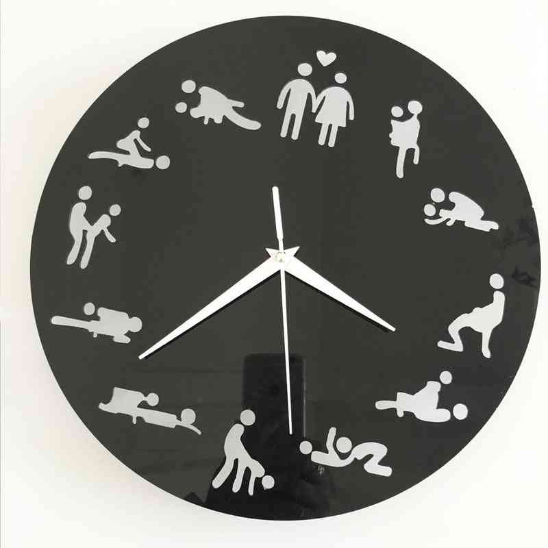 Sex Positions Wall Clock