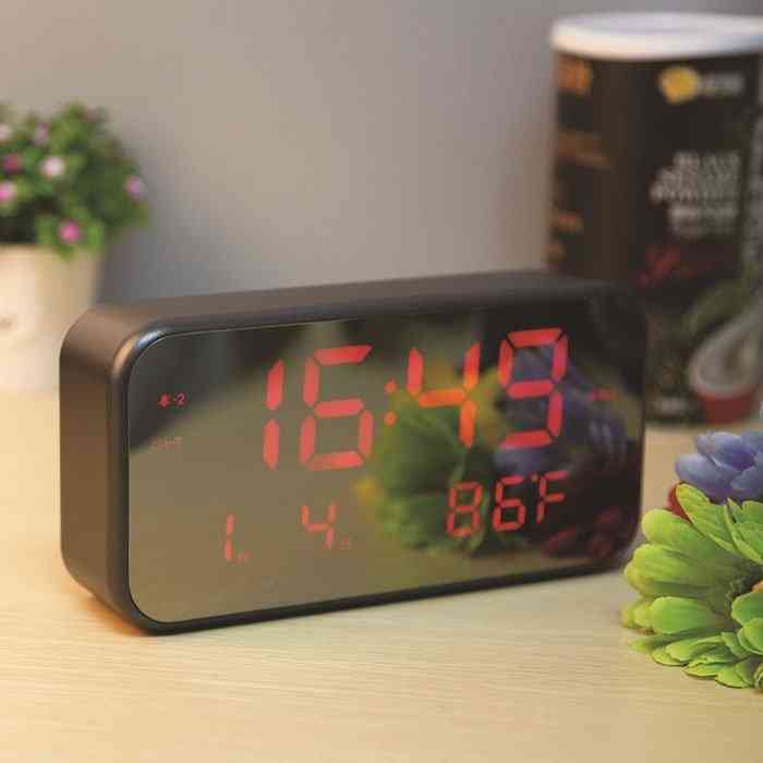 Mirror Led Alarm Clock