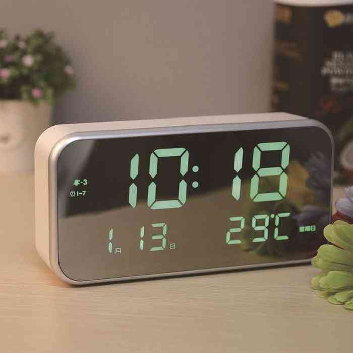 Mirror Led Alarm Clock