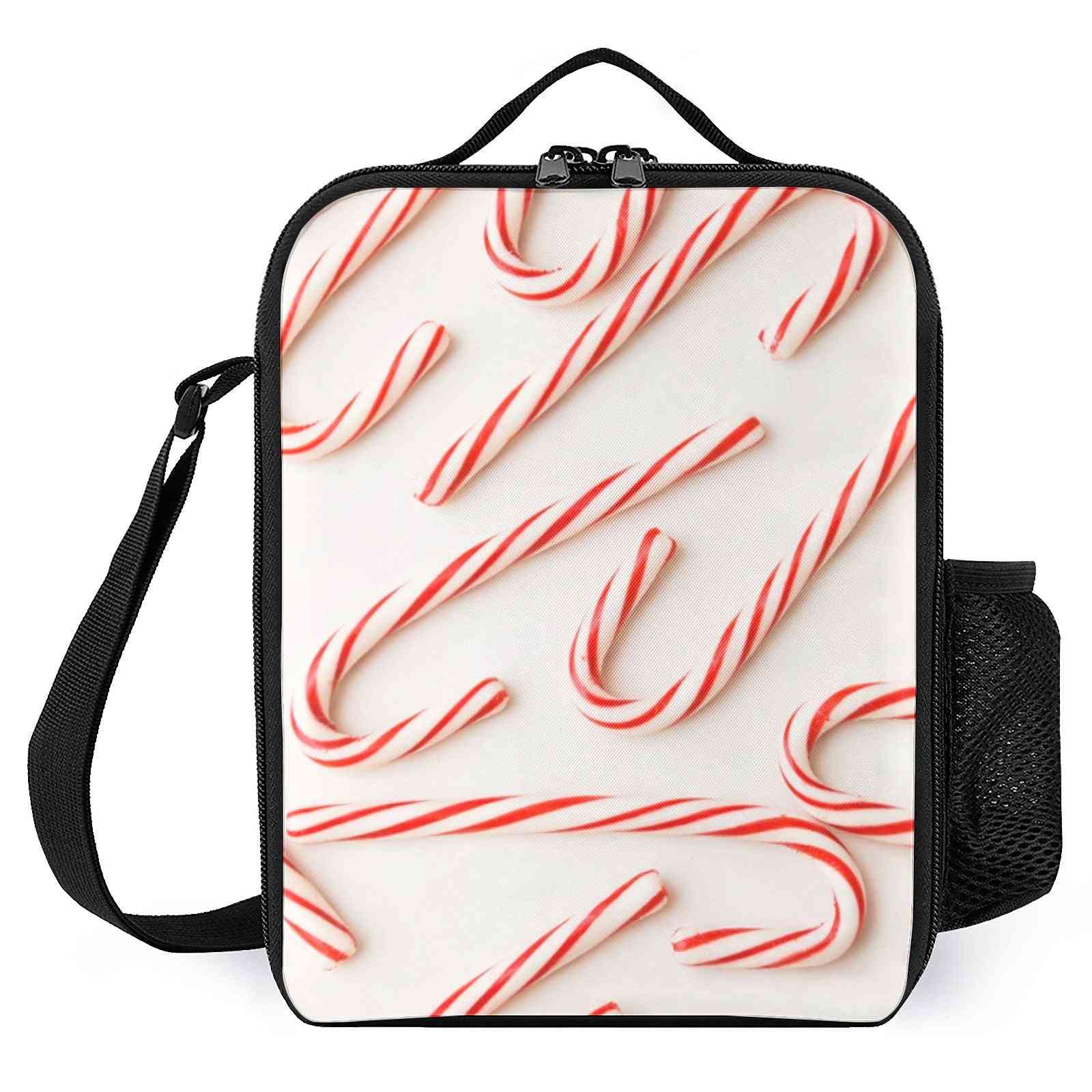 Sweet Christmas Candy Canes  Printed Lunch Bags