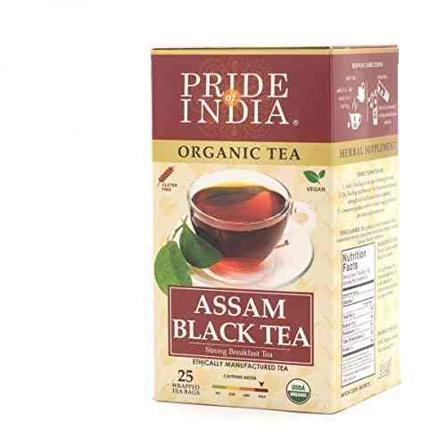 Biologische Indiase assam zwarte thee