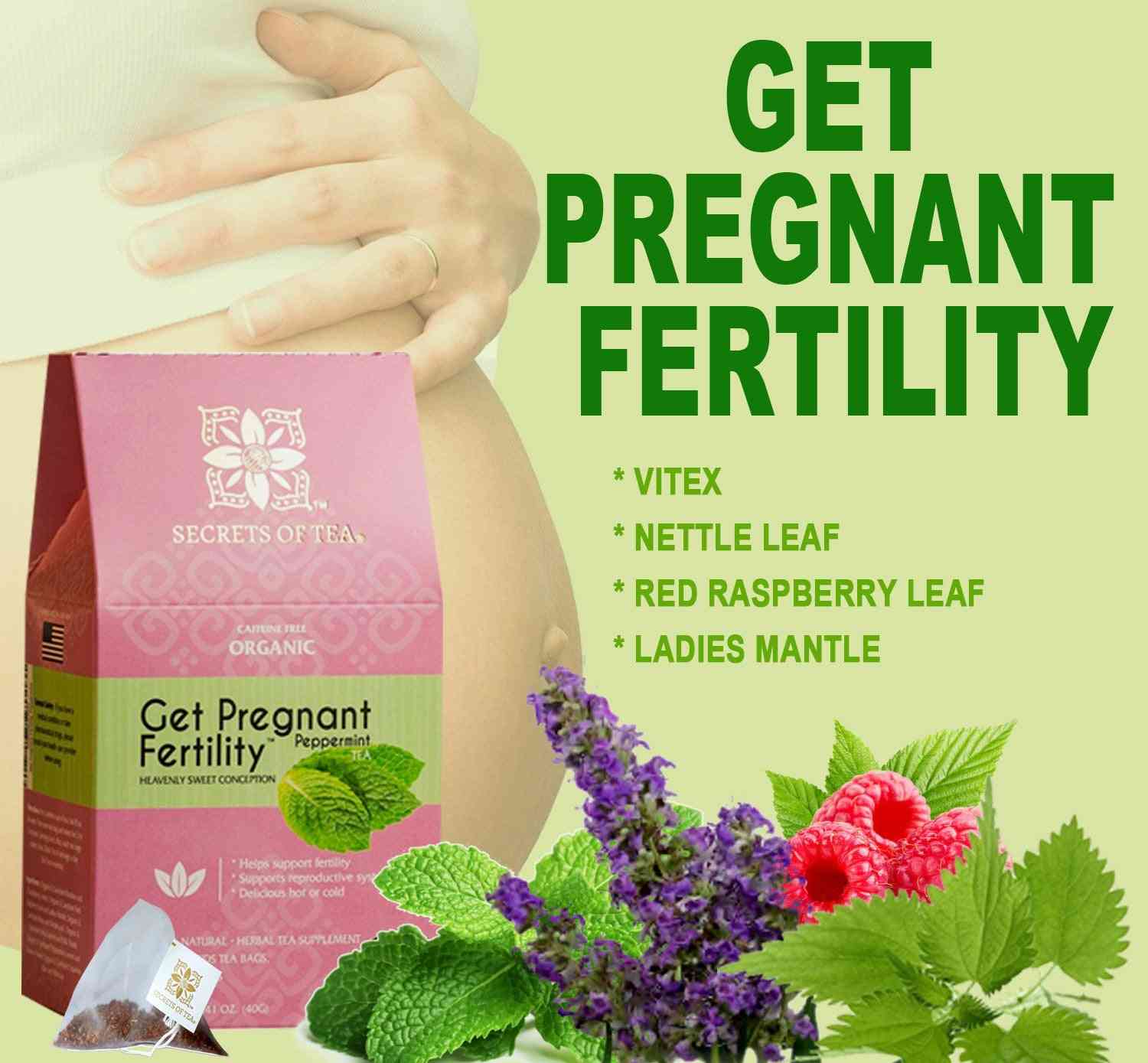 תה צמחים בהריון פוריות