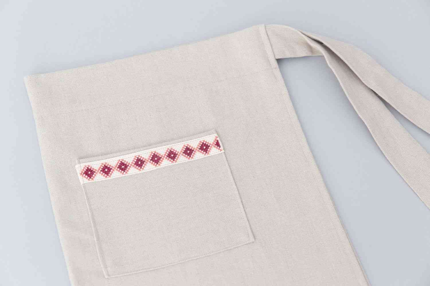 Hand Embroidered Apron
