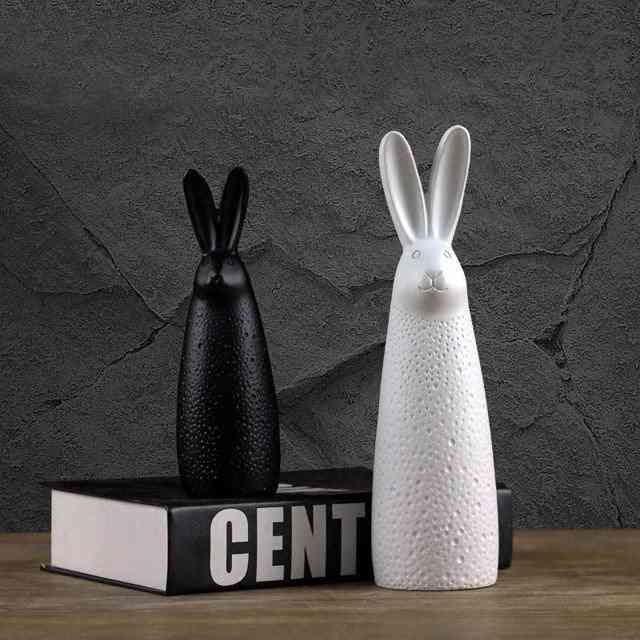 Moderne decorazioni di coniglio portafortuna