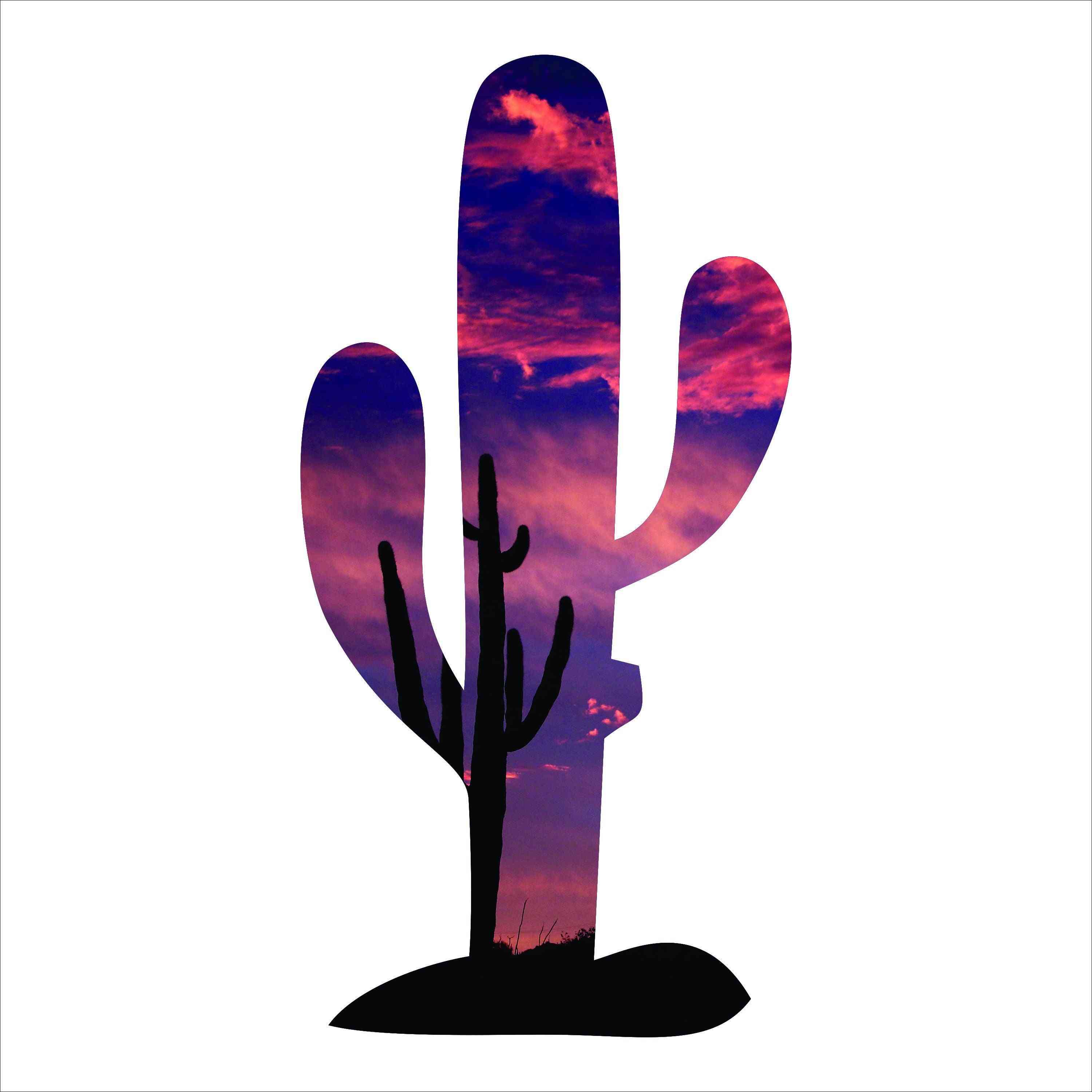 Signo de imágenes en forma de cactus