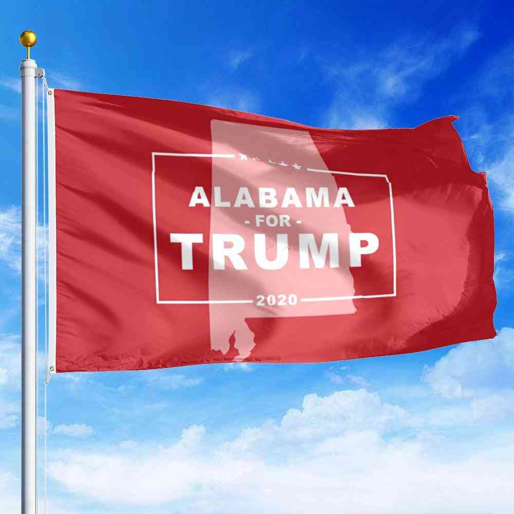 Alabama For Trump Flag