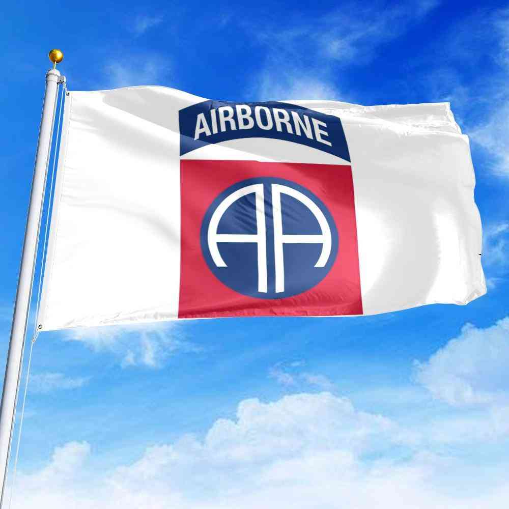 82nd Airborne Division Insignia Military Veteran Flag 3x5 Feet