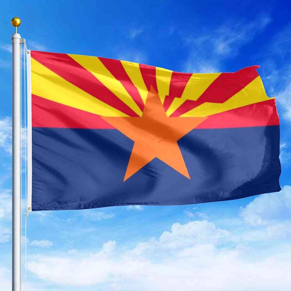 Arizona bild för flagga 3x5 fot