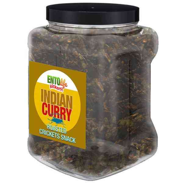 Cricketsnack met Indiase curry-smaak