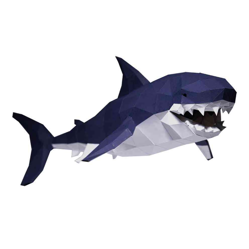 3d Shark Paper Model